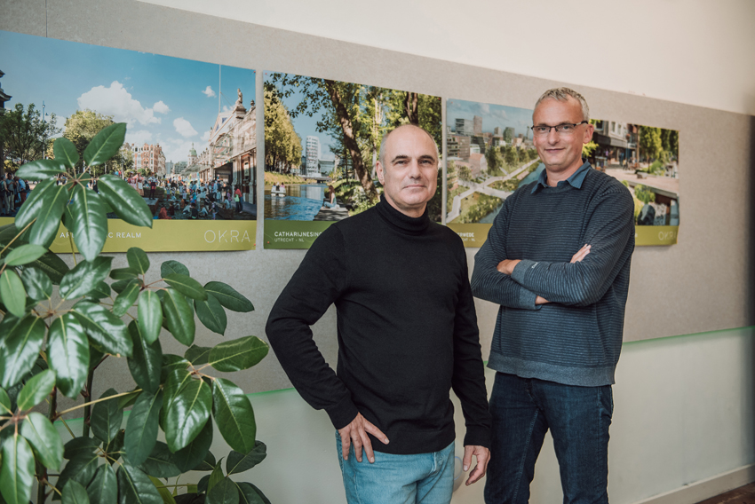 Martin Knuijt en Wim Voogt Directeur OKRA