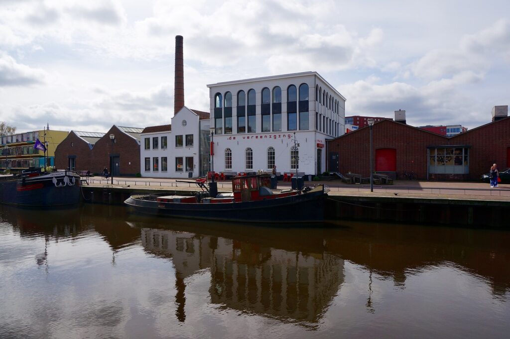 Zicht op de Kleine Koppel aan de Eem in Amersfoort, naast gebiedsontwikkeling Kop van Isselt