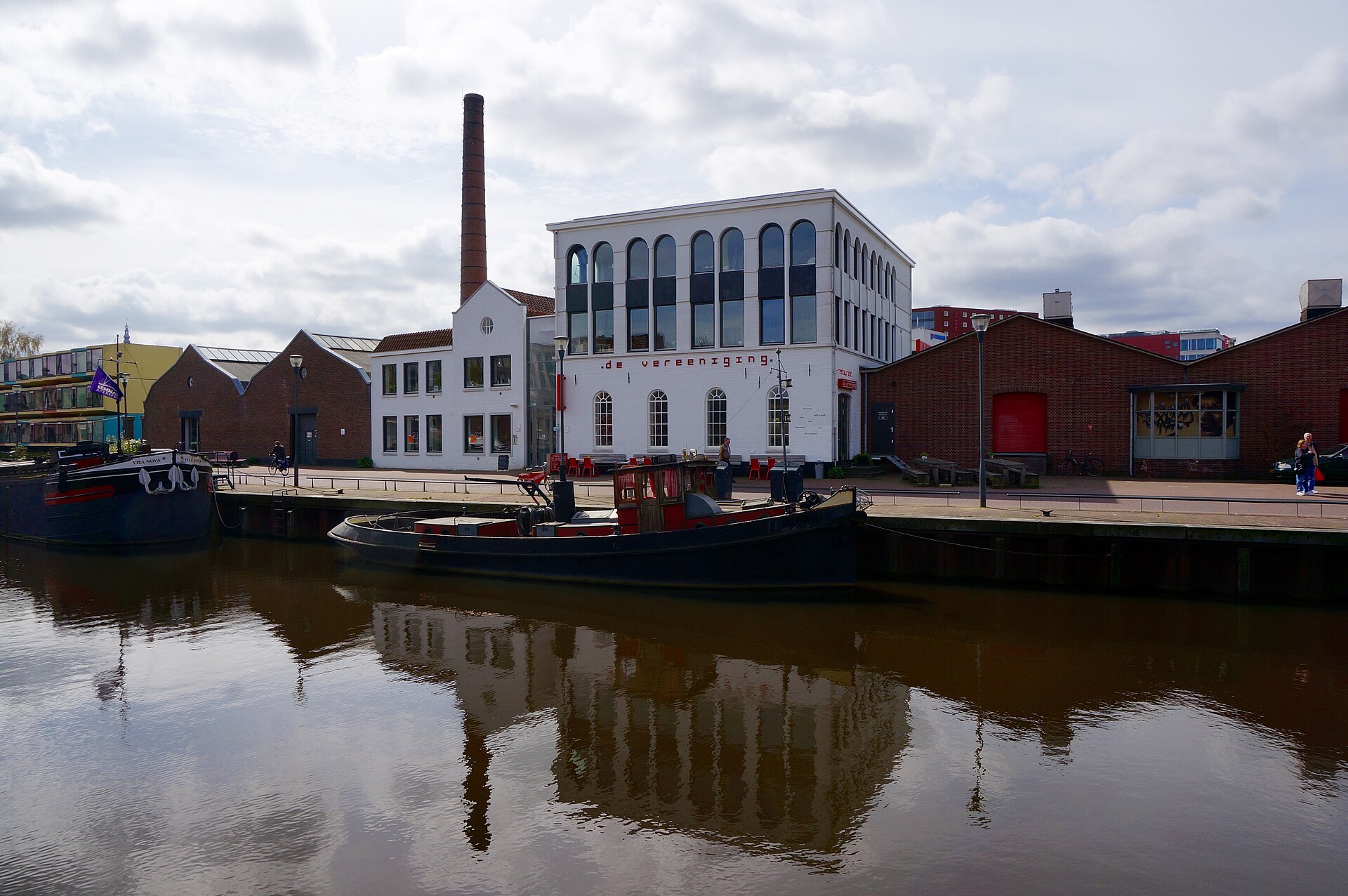 Zicht op de Kleine Koppel aan de Eem in Amersfoort, naast gebiedsontwikkeling Kop van Isselt