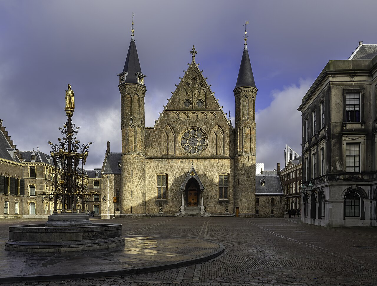Objectsubsidie middenhuur op Prinsjesdag: de Ridderzaal op het Binnenhof in Den Haag