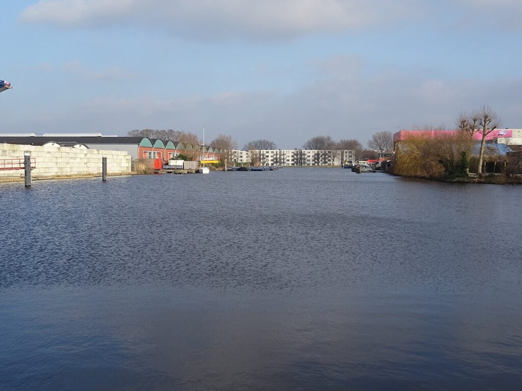 De Gantelhaven op bedrijventerrein Spaanse Polder in Rotterdam