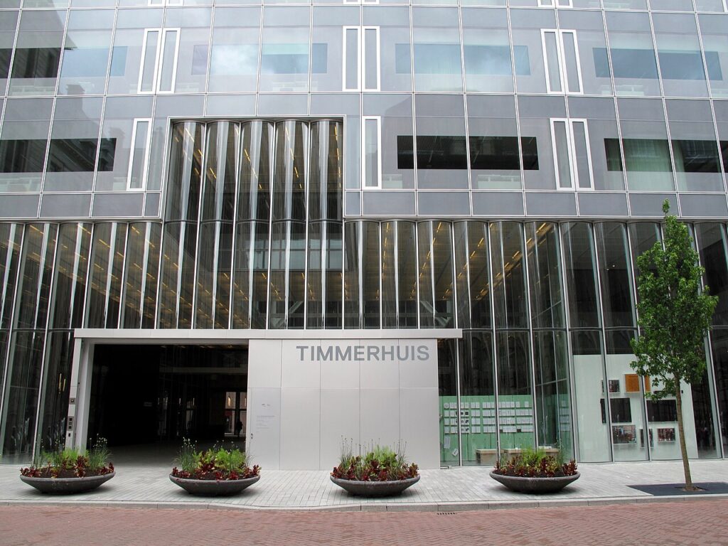 Het Timmerhuis in Rotterdam, kantoor van de gemeente die de grondwaarde beter wil onderbouwen met data van StiVAD